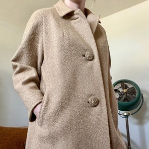 Vintage Cream Trench Jacket